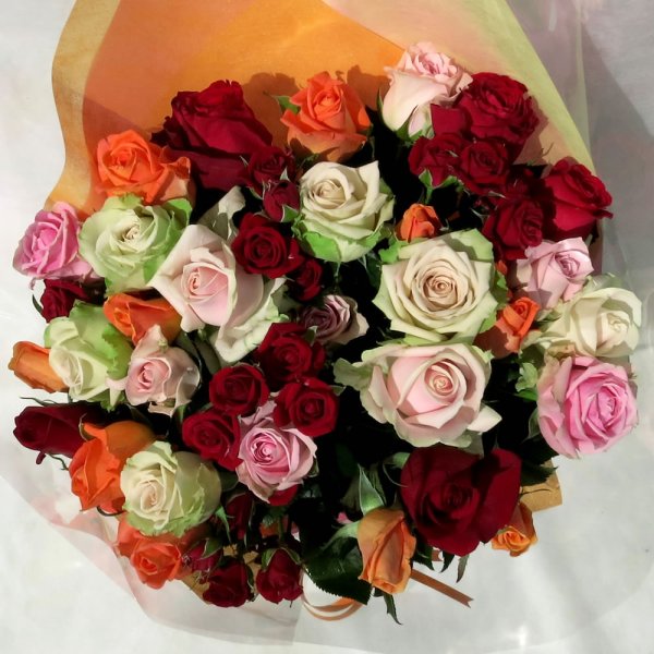 画像4: おまかせ 35本花束 (4)